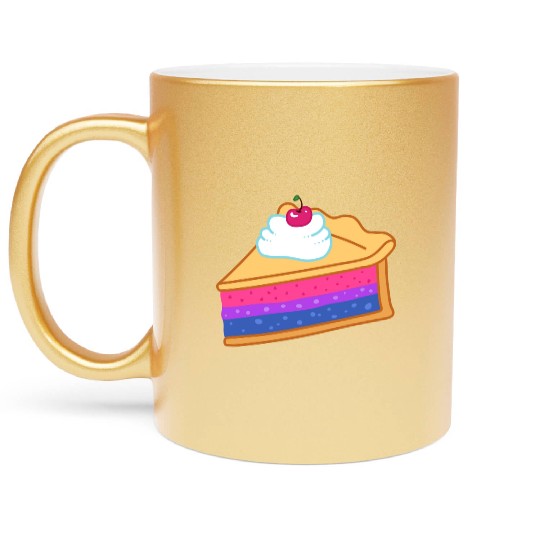 Bi Pride Bisexual Flag Metallic Mugs