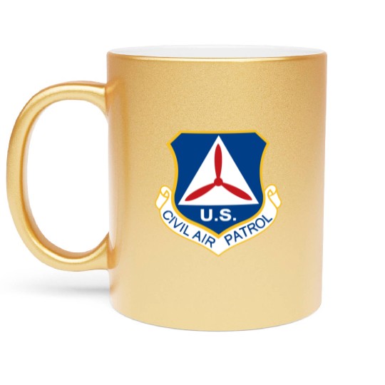 Civil Air Patrol Logo Air Force Cap Military Veter Metallic Mugs