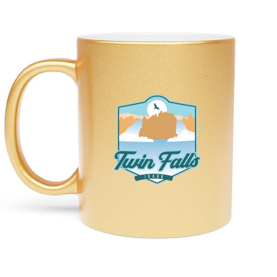 Twin Falls – Idaho Metallic Mugs