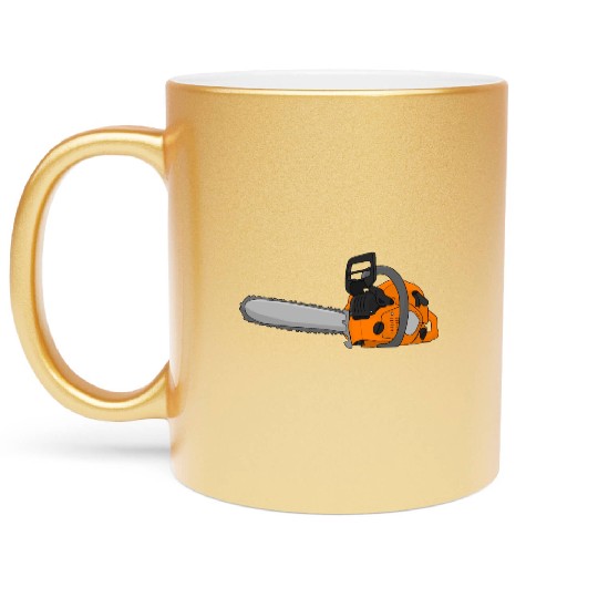 chainsaw Metallic Mugs