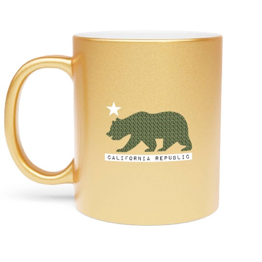 California Bear Metallic Mugs