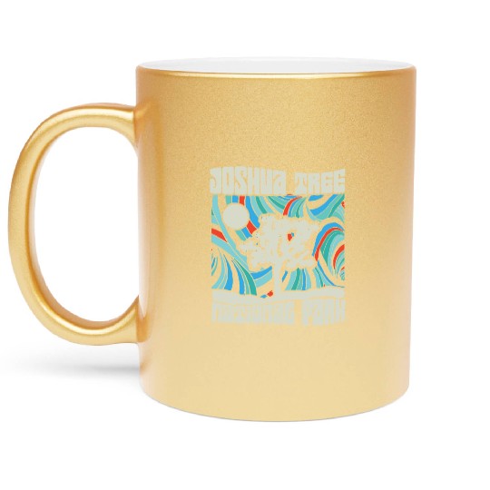 Joshua Tree National Park Retro Psychedelic 60S Ho Metallic Mugs