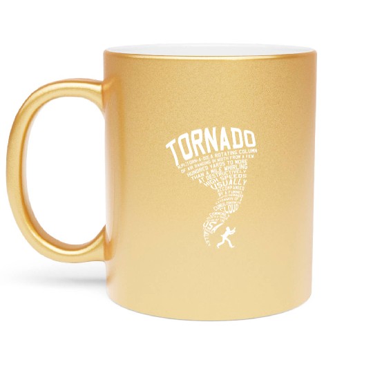 Tornado Storm Chaser Hurricane Wind Weather Gift Metallic Mugs