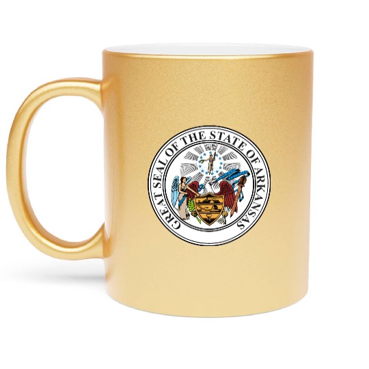 Great Seal of Arkansas Metallic Mugs