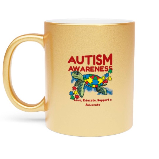 Aunt And Nephew Not Always Eye To Eye Metallic Mugs