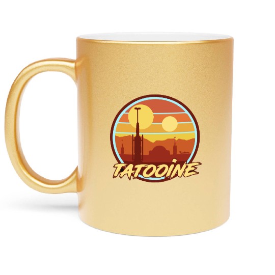 TATOOINE HOLIDAY Metallic Mugs