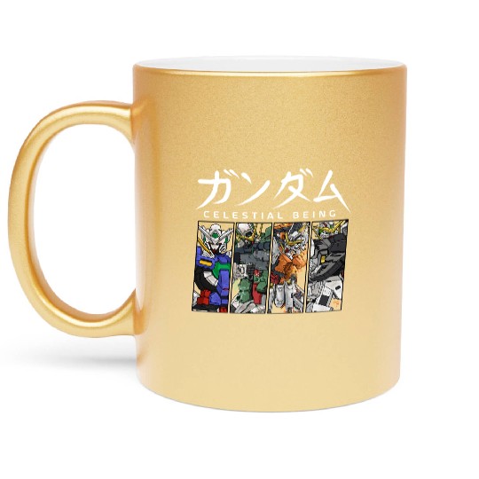 GUNDAM 00 Celestial Being Metallic Mugs