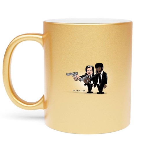 Pulp Fiction Metallic Mugs