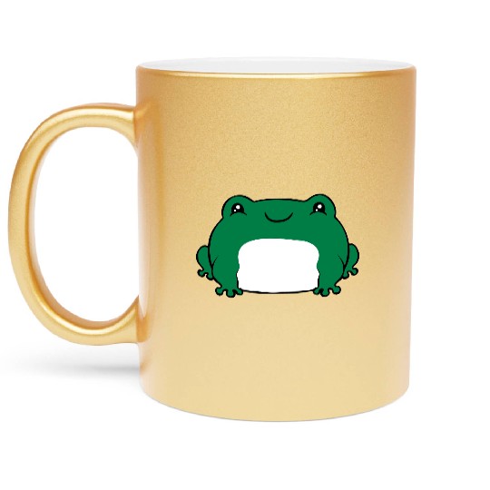 Cute little frog Metallic Mugs