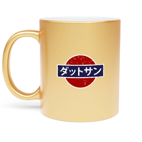 Datsun Vintage Japanese Car Metallic Mugs