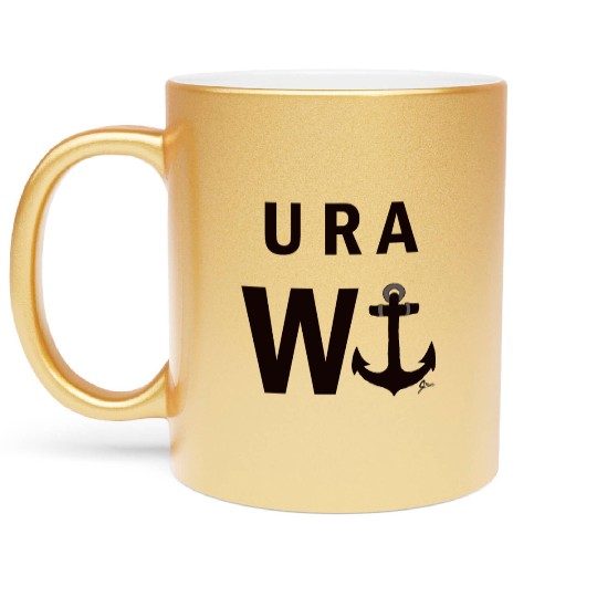 U R A W anchor! Metallic Mugs