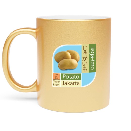 Potato Jagaimo (じゃがいも) Tuber from Jakarta Tiles Metallic Mugs