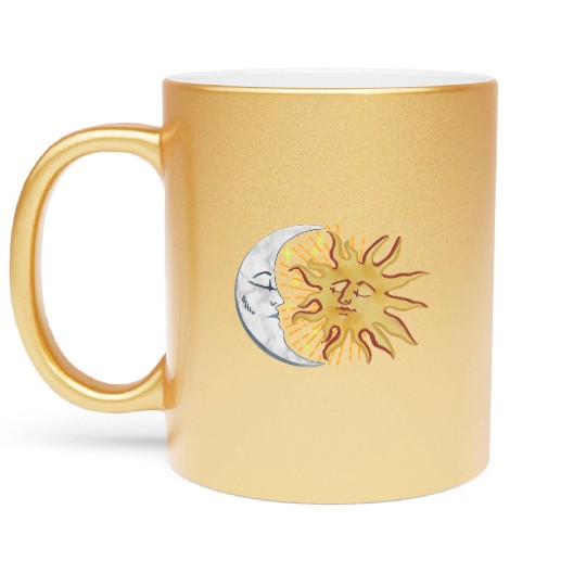 Sun and Moon Metallic Mugs