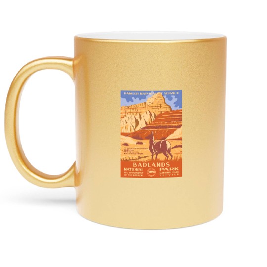 Badlands National Park WPA Metallic Mugs