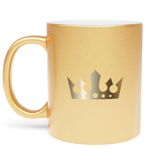 VIP golden crown king gold vector image monarch Metallic Mugs