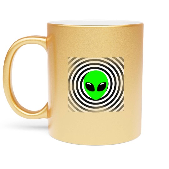 Alien Metallic Mugs Ufo Extraterrestrial Children Mars