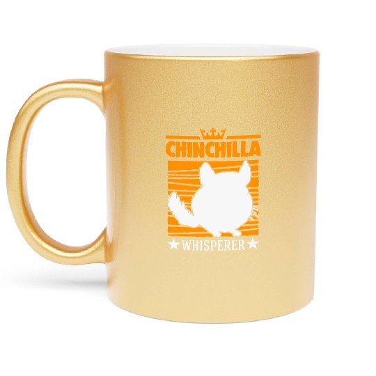 Chinchilla Whisperers Metallic Mugs