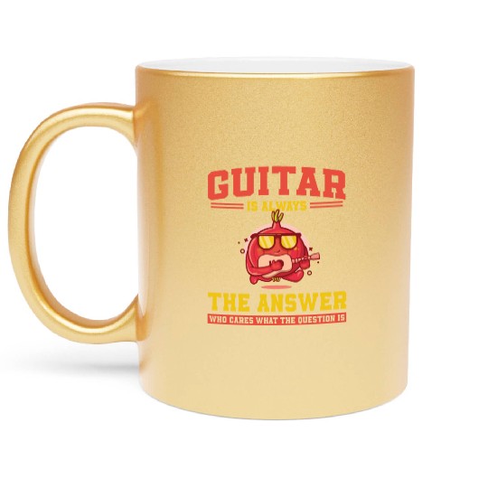Onion Guitar Metallic Mugs