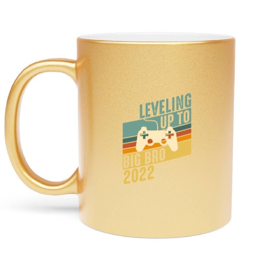 Level up Big Brother 2022 Baby Gamer Boy Baby Metallic Mugs