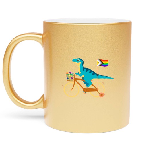 velociraptor Metallic Mugs