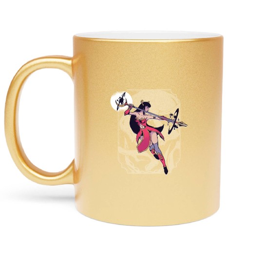 Galaxy superwoman superpowerful Galaxy superwoman Metallic Mugs