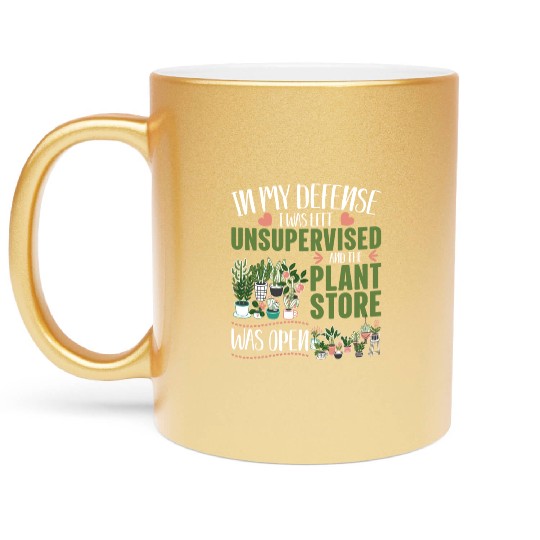 Harvest Flowers And Relax And Chill Planting Gifts Metallic Mugs