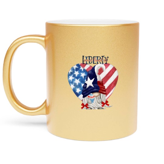 Sweet Land Of Liberty Metallic Mugs