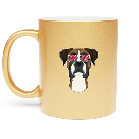 Boxer UK Sunglasses I English Flag I Union Jack Metallic Mugs