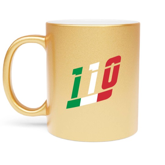 110 italia italy Metallic Mugs