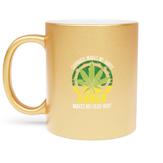 Hemp Hash Metallic Mugs