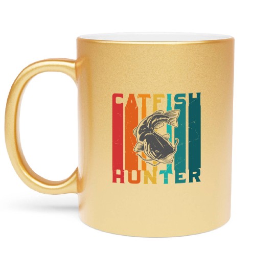 Catfish Hunter Metallic Mugs
