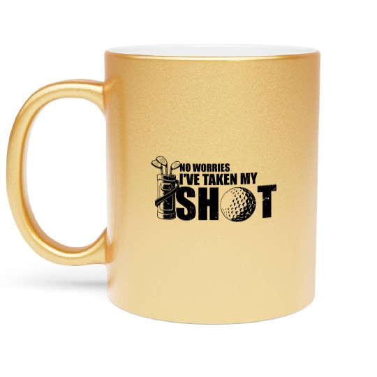 Hilarious Golfing Mockery Leisure Sarcasm Metallic Mugs