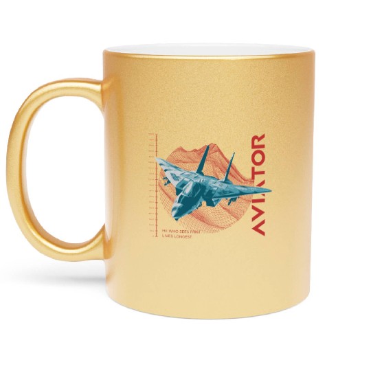 Aviator F-14 Tomcat Metallic Mugs
