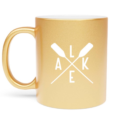 Lake Life Metallic Mugs