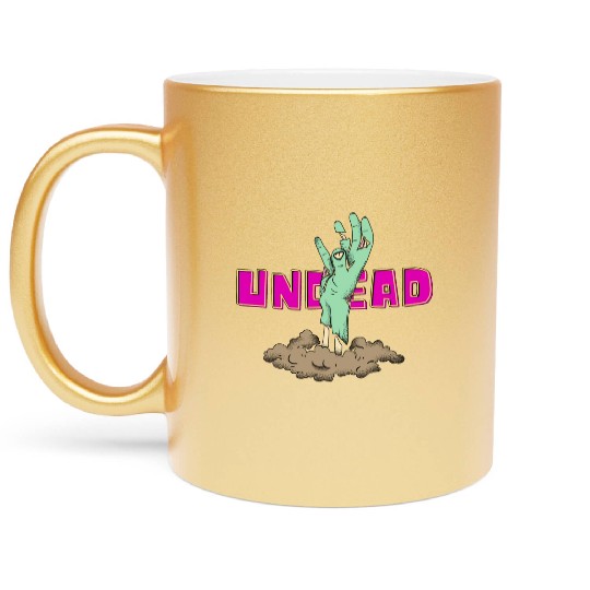 undead zombie punk Goth Horror Metallic Mugs