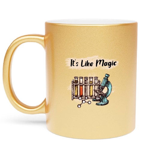 Science it's like magic, back to school Metallic Mugs