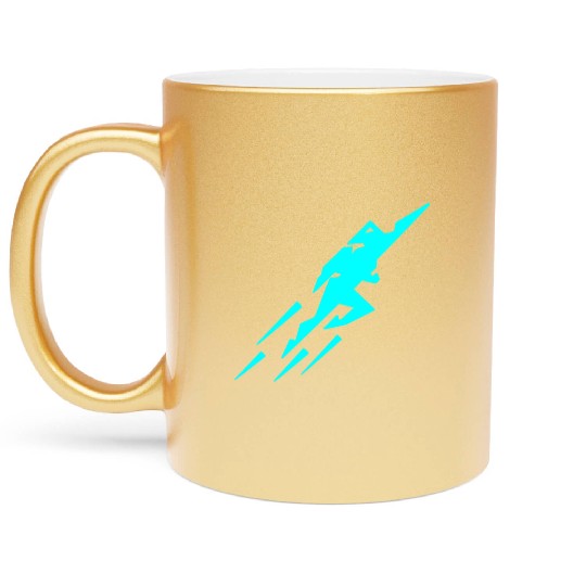 Rocket Man Metallic Mugs