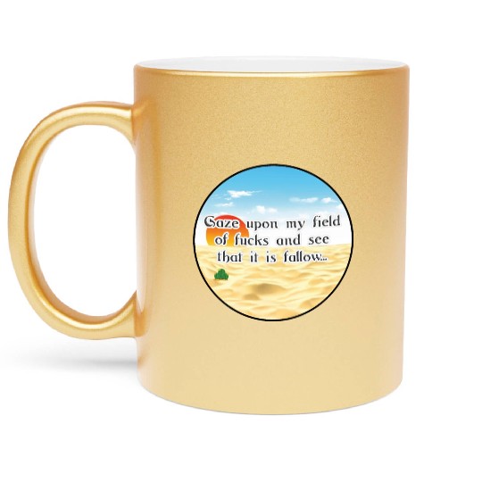 No Fucks Given I Dont Care Fuck Off No F*cks Cacti Metallic Mugs