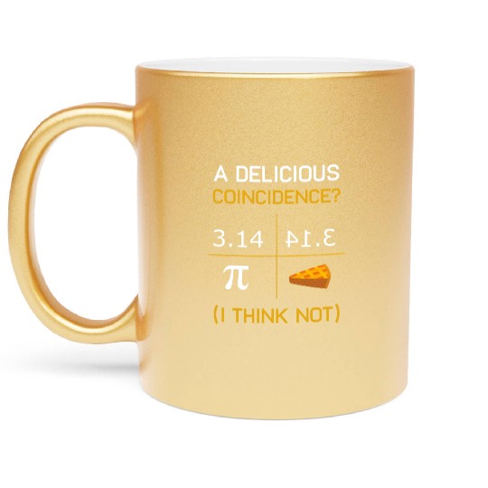 Funny Pi Day 3 14 Math Geeks Math Pun Teacher Metallic Mugs