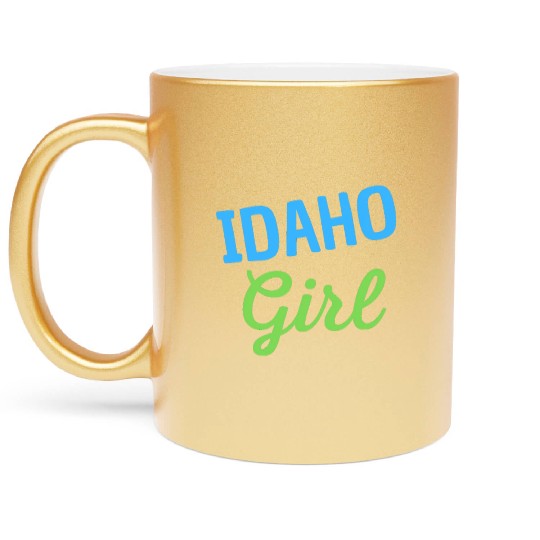 Idaho Girl Metallic Mugs