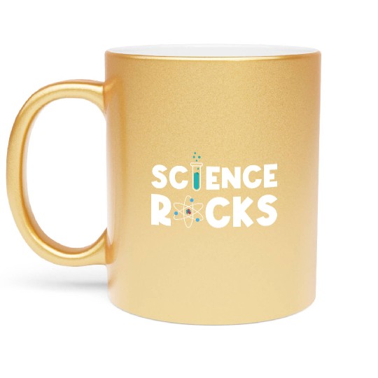 Science Rocks Scientist Chemistry Physics Funny Metallic Mugs