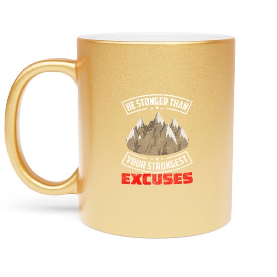 Climber Hiking Rock Climbing Climbing Wall Metallic Mugs