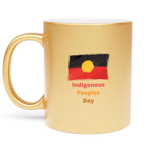 Native american indigenous day l Columbus Day Metallic Mugs