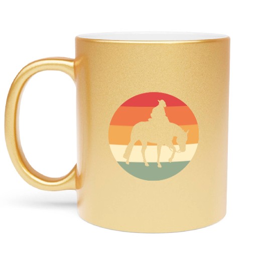 Bullride Cowboy Bull Rider Gift Metallic Mugs