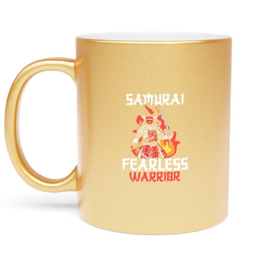 Samurai Katana Honor Metallic Mugs