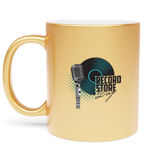 guitar and a microphone for the concert Metallic Mugs