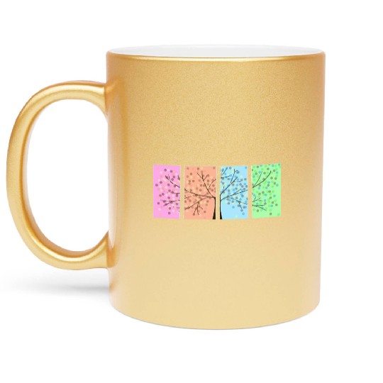 Four Seasons Metallic Mugs