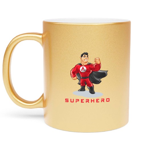 Super hero Metallic Mugs