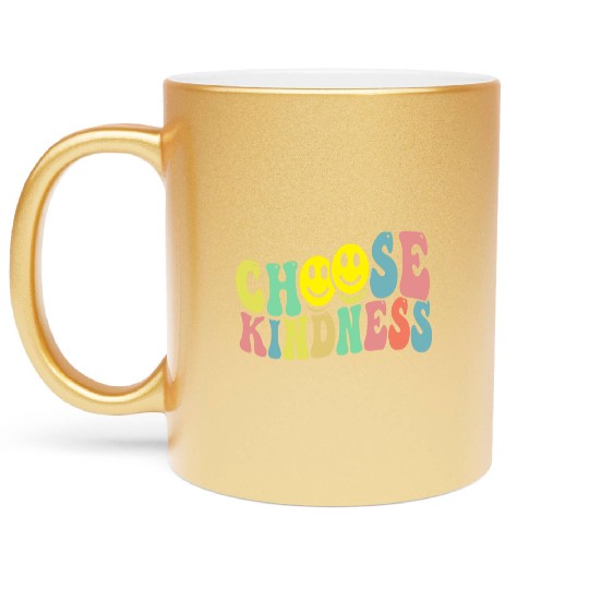 Choose Kindness - Rainbow Love Tolerance Gay LGBT Metallic Mugs