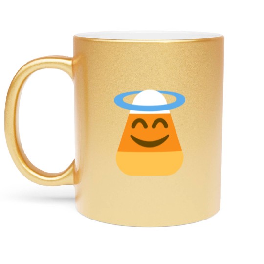 Angel Candy Corn Halloween Costume Metallic Mugs